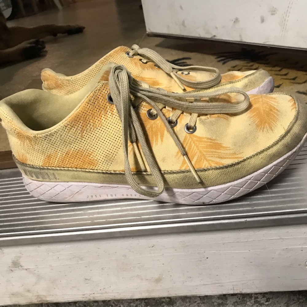 NO BULL Yellow Palm Trainers